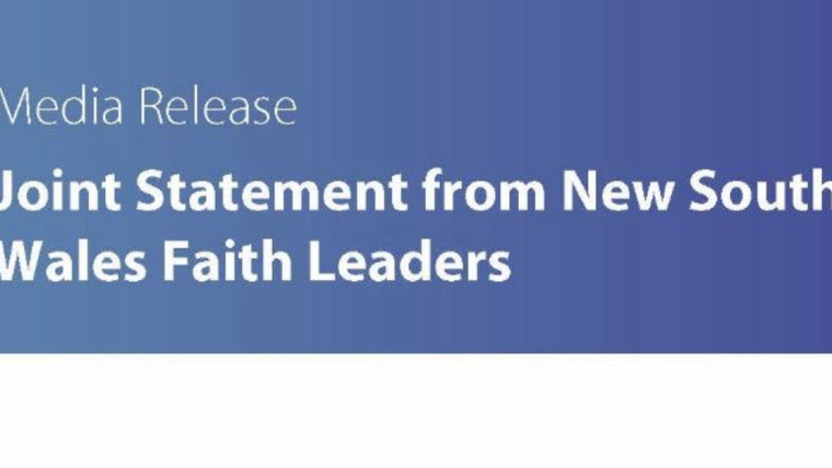 AFIC Joint Statement from New South Wales Faith Leaders