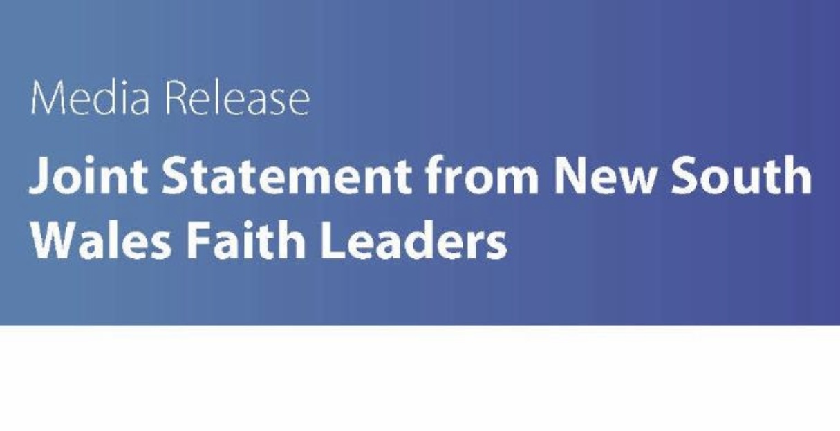 AFIC Joint Statement from New South Wales Faith Leaders
